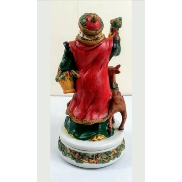 Musical Santa House Of Lloyd Woodland Nicholas EUC - Picture 5 of 7